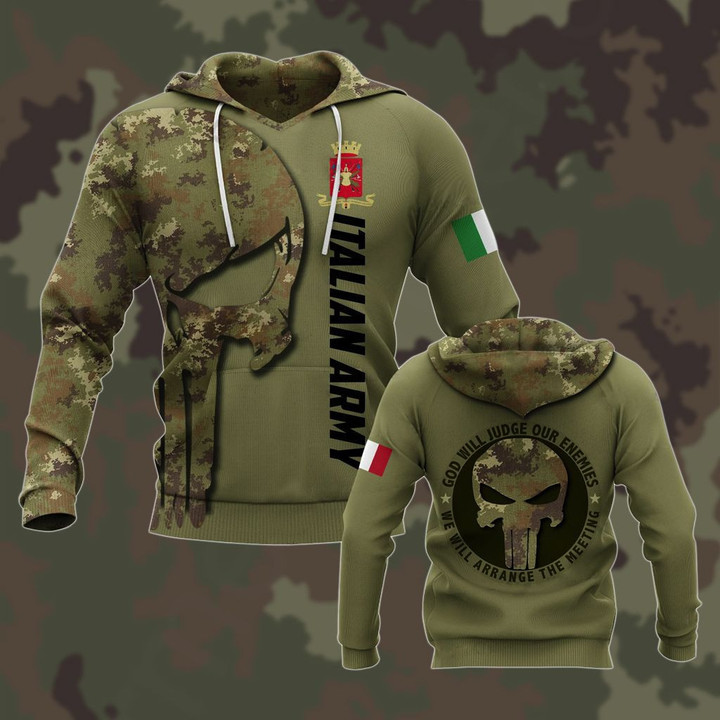 Italian Army Symbol Unisex Adult Hoodies