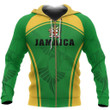 African Hoodie Jamaica Zipper Hoodie Sport Style