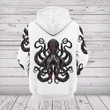 Viking Octopus Hoodie All Over Print