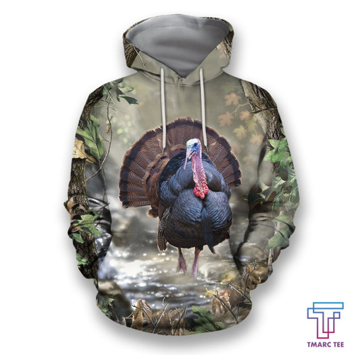 All Over Printed Turkey Hunting Camo Shirts