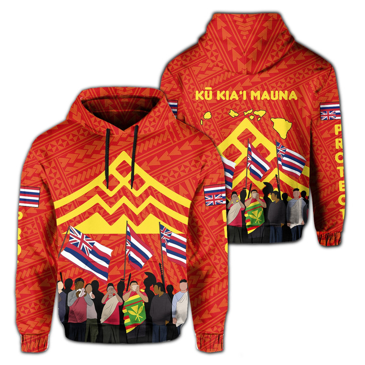 Polynesian Protectors Mauna Kea Flag Of Hawaii Hoodie Special Style