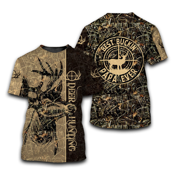 Hunting Best Papa Ever T-Shirt For Men & Women
