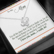 Mom Necklace, To My Mom Necklace Gift, Mother Necklace, Mom Thank You Gift