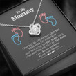 Mom Necklace, To My Mommy Necklace From TumMy, Pregnancy Gift For New Mom, First Time Mom