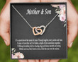 Mom Necklace, Mother And Son Necklace, Mother's Day Gift From Son, Mom Gift From Son