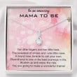 Mom Necklace, Pregnancy gift for friend, first time mom, pregnancy, mom to be necklace
