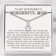 Mom Necklace, Mother-in-law Necklace, To My My Boyfriends Mom Necklace Gifts
