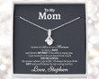 Mom Necklace, Mom Son Necklace, Sentimental Gift Necklace For Mom From Son