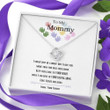Mom Necklace, To My Mommy Necklace, I Love You, Baby Bump Gift, New Mom Gift