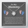 Mom Necklace, New Mommy Necklace, Gift From Mom To Be Baby Bump, New Mom, First Time Mom Pregnancy Necklace gift for mom, mother day gift