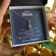 Mom Necklace, Mom Son Necklace, Birthday Necklace Gift Idea For Mom From Son, Sentimental Gift For Mom From Son, Mother Son Gift Mother day necklace gift for mom