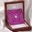 Aunt gift from niece, nephew Aunt Necklace  Gift For Aunt  Gift Necklace Message Card  Birthday To Aunt From Niece
