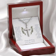 Aunt gift from niece, nephew Aunt Necklace, Cross Necklace To Aunt From Niece  Faithful Cross Necklace  Gift Necklace Message Card