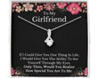 Valentine's day gifts for her Girlfriend Necklace, To My Girlfriend Necklace, Anniversary Birthday Christmas Gift For Girlfriend