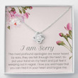 Girlfriend Necklace Gift Ideas, Wife Necklace, Apology Gift For Her, Forgiveness Gift, Sorry Gift For Wife, Gift To Say Your Sorry