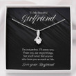 Girlfriend Necklace Gift, To My Girlfriend Necklace Birthday Christmas Gift For Girlfriend From Boyfriend