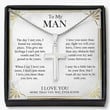 Valentines gift for boyfriend, christmas gift for him Husband Necklace, Boyfriend Necklace, Father Day Husband Necklace To My Man Husband Gift, My Everything Necklace