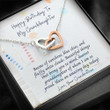 Granddaughter Necklace, Gift To My Granddaughter  To My Granddaughter From Grandmother  Happy Birthday Cake And Candles Granddaughter Christmas gift
