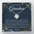 Grandmother Necklace, To My Grandma Necklace, Gift For Grandmother From Granddaughter Grandson Grandma mother's day gift, Nana Gigi necklace