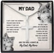 Dad Necklace, Necklace Gift For Dad Father Day  You Will Always Be My Dad My Hero Christmas gift for dad
