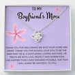 Mother-in-law Necklace, To My Boyfriend's Mom Gifts Necklace, Gift For Future Mother-in-law Mother Day Gift for Boyfriend's Mom, Mother In Law
