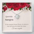 Mother-in-law Necklace, Dulce Suegra Regalo ' Spanish Mother In Law Gift ' Suegra Collar Navidad ' Latina Husband's Mom Necklace Mother Day Gift for Boyfriend's Mom, Mother In Law
