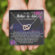 Mother In Law Necklace, To My Mother In Law On My Wedding Day, Mother Of The Groom Gift From Bride, Future Mother In Law Necklace Mother Day Gift for Boyfriend's Mom, Mother In Law