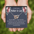 Mother-in-law Necklace, Future Mother In Law Gift From Daughter In Law, Gift For Mother-in-Law, Mother Of The Bride Gift From Bride Mother Day Gift for Boyfriend's Mom, Mother In Law