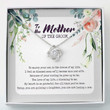 Mother-in-law Necklace, Future Mother In Law Necklace: Gift For Mother's Day From Future Daughter, Message Card Love Knot Necklaces Mother Day Gift for Boyfriend's Mom, Mother In Law