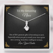Niece Gift Necklace, Loving Niece Gift  Niece Wedding Gift  Gift From Auntie  Niece Christmas Gift