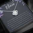 Niece Gift Necklace, Love Knots Necklace To My Niece Gift Necklace Gifts