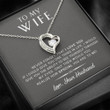 Wife Necklace gift, To My Wife Necklace gift Gift  Never Forget That I Love You  Anniversary, Birthday