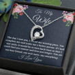 Wife Necklace gift, To My Wife Necklace gift Gift, Forever Love Necklace Wife