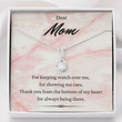 Mom Necklace Gift, Dear Mom Necklace Gift, Keeping Watch, Mothers Day Gift For Mom From Daughter Son