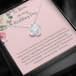 Mom Necklace Gift, Mother Of The Bride Necklace Gift From Daughter, Gratitude Gift From Bride