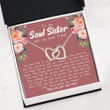 Sister Necklace Gift, Soul Sister Necklace Gift, Soul Sister Gift, Gift For Best Friend, Best Friend Birthday