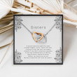 Sister Necklace Gift, Sister Gift, Gift For Sister From Sister, Sister Christmas Necklace From Sister