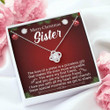 Sister Necklace Gift, Sister Christmas Gift  Best Sister Ever  Necklace For Sister  Love Gifts  Christmas Gift