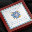 Sister Necklace Gift  Gift To Sister  Gift Necklace With Message Card Happy Hanukkah To My Sister Stronger Together