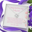 Sister Necklace Gift  Gift To Sister  Gift Necklace To My Sister  Happy Valentines Day
