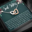 Sister Necklace Gift, Friend Necklace, Soul sisters necklace gift, bff necklace, best friend gift, friends forever