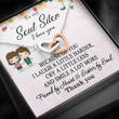 Sister Necklace Gift, Soul Sister Gift, Soul Sister Necklace Gift, Best Friend Valentine Gift