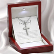 Memorials Necklace, Bereavement Gift, Loss Of Husband Necklace, In Loving Memory Of Husband Cross Necklace
