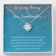 Loss Of A Granddaughter Necklace, In Memory Of Your Granddaughter, Memorial Gifts