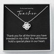 Teacher Appreciation Necklace Gift, Teacher Retirement Gift, Teacher Thank You