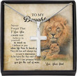 Granddaughter Graduation Gift, To My Granddaughter Graduation Gift From Dad Old Lion Your Back Believe Rest Of Mine Necklace