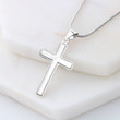 Nephew Necklace, Gift For Nephew From Aunt Auntie, Cross Necklace For Nephew