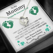 Wife Pregnancy Gift, New Mom St Patrick�s Day Necklace, Gift For Pregnant Wife, Expecting Wife, Mom To Be