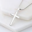 Girlfriend Necklace Gift, Cross Necklace Gift To Girlfriend � Happy Birthday � Deserve The Best � Gift Necklace Message Card