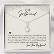 Girlfriend Necklace Gift, Future Wife Necklace Gift, To My Girlfriend Necklace Gift Gift From Boyfriend � I Choose You � Promise Romantic